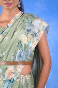 Buy-Blue Moon - Crepe Saree-Cyahi-Online