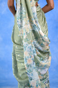 Buy-Blue Moon - Crepe Saree-Cyahi-Online