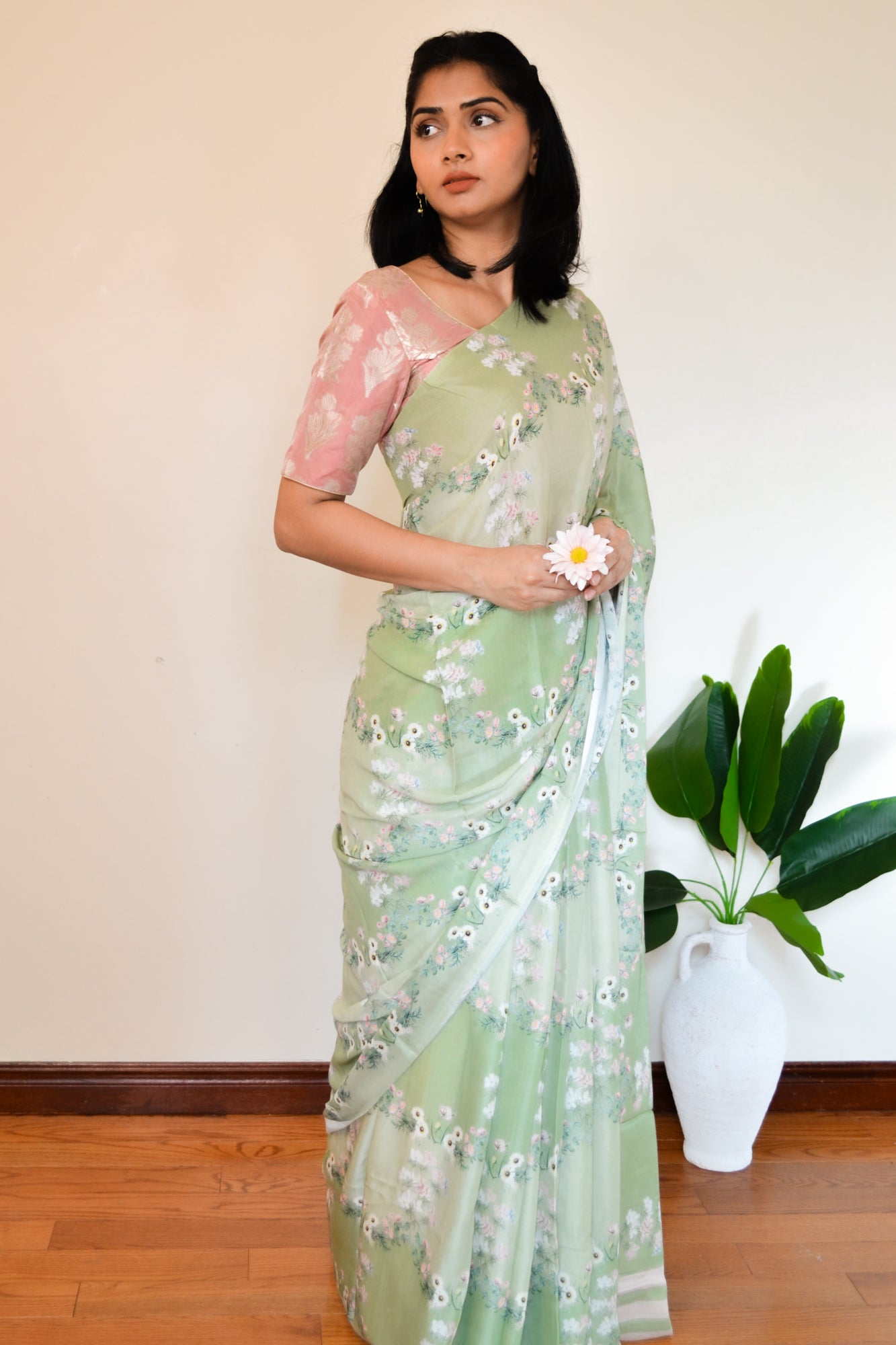 Zooni - Muslin Saree