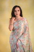 Buy-Dreams - Crepe Saree-Cyahi-Online