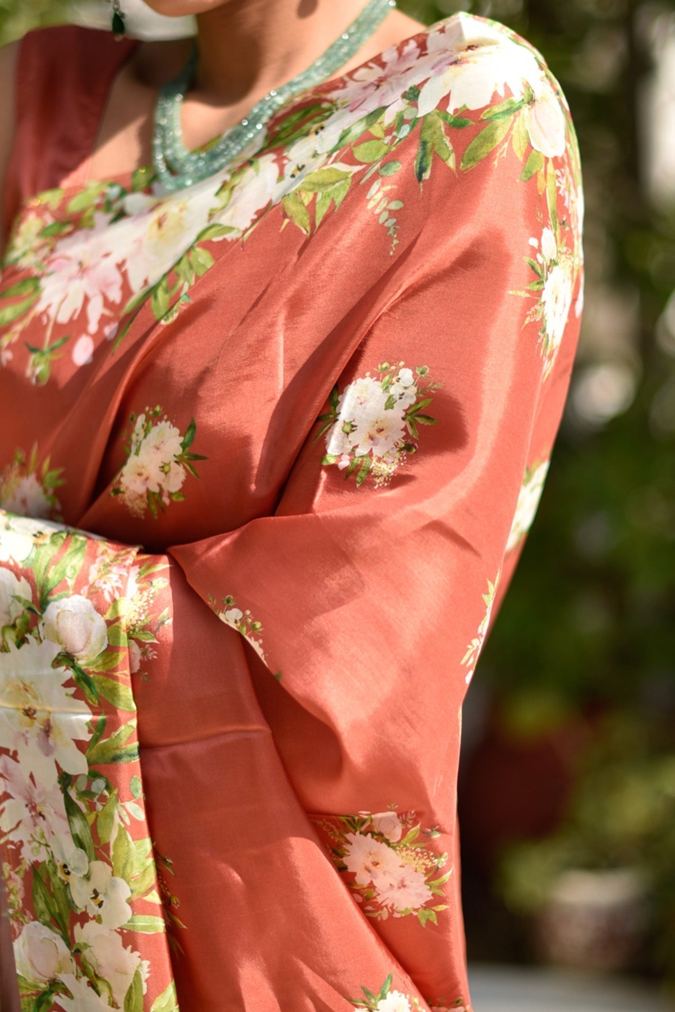 Buy-Gerua - Silk Saree-Cyahi-Online